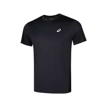 Asics Moisture Wicking Reflective Night Running Short Sleeve T-Shirt Men Tops Black 2011D192-001 M