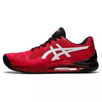 Asics Мужские кроссовки Gel Разрешение 8 красные красные мужские белые 1041A079-601 44