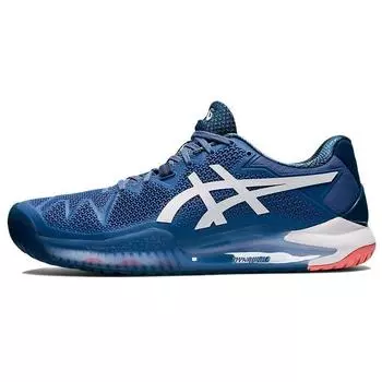 Asics Мужские кроссовки Gel Resolution 8 Blue Harmony белые 1041A079-404 44