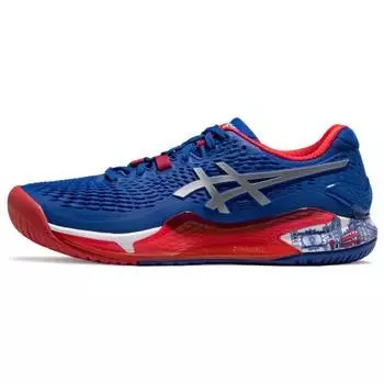 ASICS Gel Resolution 9 Limited Edition London Мужские кроссовки Синий Чисто-серебристый 1041A443-400 41.5