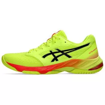 ASICS Netburner Ballistic FF 3 Paris Unisex Sneakers Yellow Safety-Yellow Black 1051A087-750 41.5