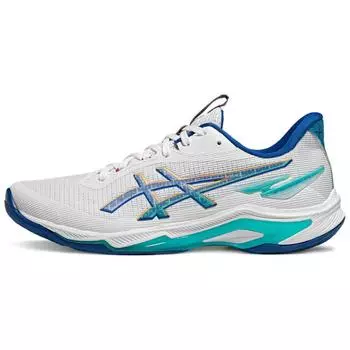 ASICS Netburner Ballistic FF 4 White Blue Unisex Sneakers 1051A096-960 43.5