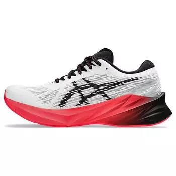 ASICS Novablast 3 Wide White Black Electric Red Мужские кроссовки 1011B459-104