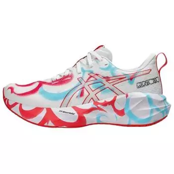 ASICS Novablast 5 Tokyo Marathon Women Sneakers White Coral-Reef 1012B888-100 40