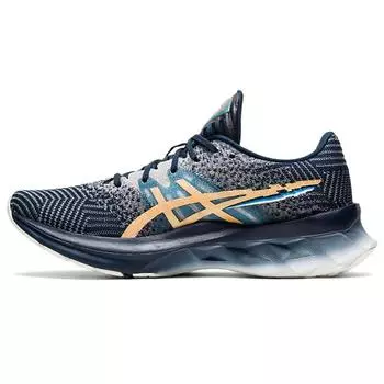 Asics Novablast Pixel Noise French Blue Champagne Women s 35.5