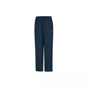 Asics Однотонные фирменные небольшие логотипы со средней талией, удобные повседневные спортивные брюки, женские брюки темно-синего цвета 2012D019-401 L