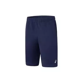Asics Однотонные мягкие удобные простые модные повседневные шорты со средней посадкой, мужские шорты темно-синего цвета 2031D854-400 L