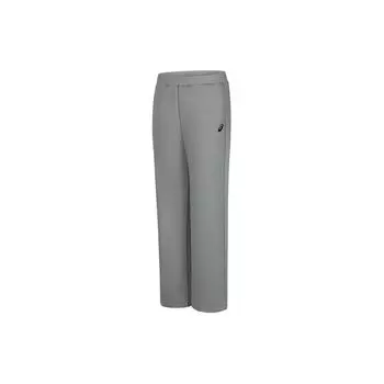Asics Однотонные повседневные эластичные свободные теплые флисовые трикотажные спортивные брюки мужские светло-серые 2031E660-024 L