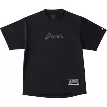 Asics Серия Midtown Krakens SS24 Логотип Круглый вырез Свободный Повседневный Уличный Спортивный Футболка с коротким рукавом для баскетбола Унисекс Топы Performance-Black 2063A337-002 L