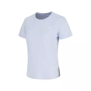 Asics Серия Sports Lifestyle Повседневная Легкая Дышащая Быстросохнущая Влагоотводящая Футболка с Коротким Рукавом Женские Топы Светло-Голубой 2032D252-400 M