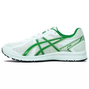 Asics Широкие белые зеленые мужские кроссовки Jog 100S 2E 1201A896-100 38