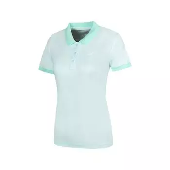 Asics Soft Comfortable Classic Stylish Tennis Polo Shirt Women tops Light-Green 2042A215-414 S