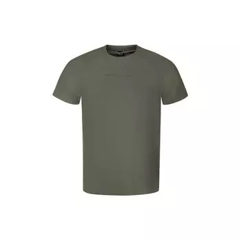 Asics Однотонная влагоотводящая быстросохнущая дышащая прочная футболка с коротким рукавом для мужчин, цвет армейский зеленый 2031E666-301 M