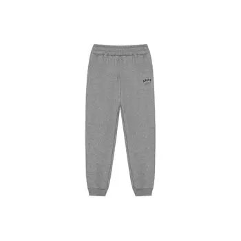 Asics Solid Color Outdoor Fleece Casual Elastic Straight Leg Knit Sports Pants Women bottoms Light-Gray 2032C121-021 L