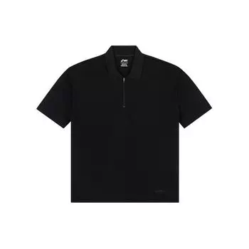 Asics Solid Color Polo Shirt Unisex Tops Black 2203A213-001 M
