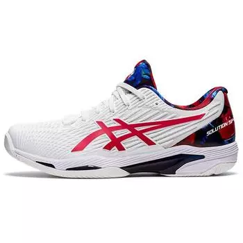 ASICS Solution Speed FF 2 LE Белые классические красные мужские кроссовки 1041A286-110 44