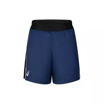 Asics Спортивные шорты для активного отдыха, эластичные, прямые, мужские, темно-синие 2041A285-413 XS