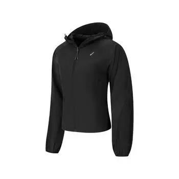 Asics Sports Lifestyle Hooded Raglan Comfortable Jacket Women Jacket Black 2012D248-001 M