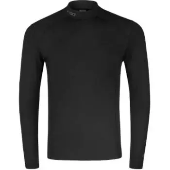 Asics Sports Lifestyle Series Half High Neck Slim Fit Breathable Stretch Long Sleeve T-Shirt Men Tops Black 2031F153-001 L