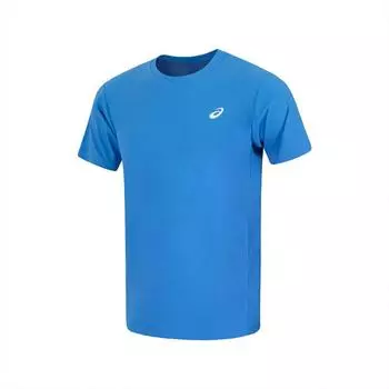 Asics Sports Lifestyle Series Moisture Wicking Quick Dry Running Comfortable Reflective Short Sleeve T-Shirt Men Tops Blue 2031F138-400 XL