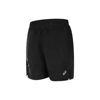 Asics Sports Lifestyle Series Reflective Night Vision Lace-Up Running Shorts Men Shorts Black 2011D298-001 M