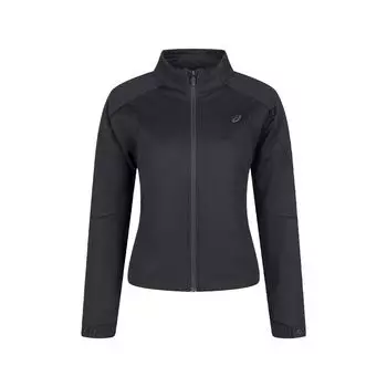 Asics Sports Lifestyle Series Warm Durable Water-Resistant Zip-Up Stand Collar Jacket Women jackets Black 2012D242-001 S