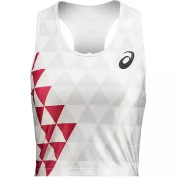 Asics SS25 Round Neck Fashion Soft Sleeveless Sports Vest Women Tops Silver 2012C713-103 XS