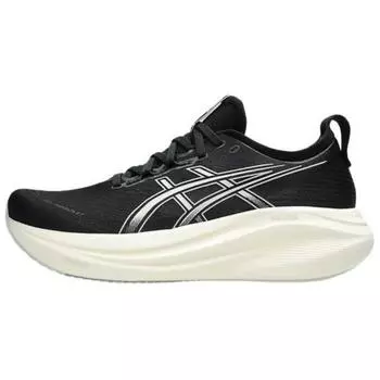 Asics Support Lightweight Low Top Casual Running Shoes Men s Black White 42