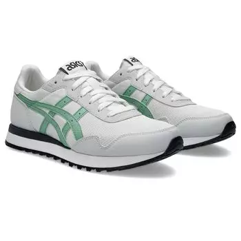 ASICS Tiger Runner II Sneakers 1203A612 Unisex Size 100 cm 2E (White/Dark Mint) 28.0