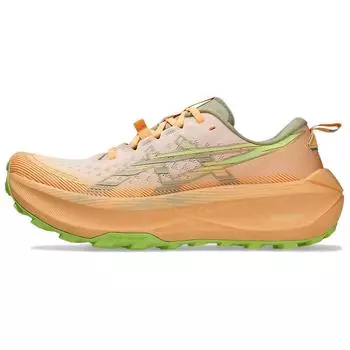 Asics TRABUCO Max 4 Abrasion Resistant Low Top Trail Running Shoes Men s Orange 40.5