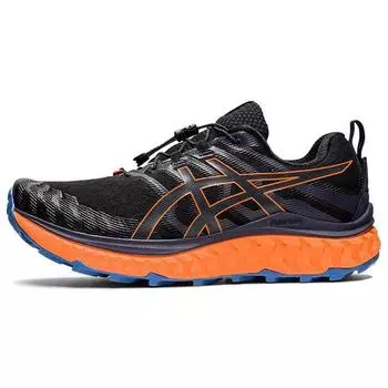ASICS Trabuco Max Black Shocking Orange Men Sneakers 1011B028-005 43.5