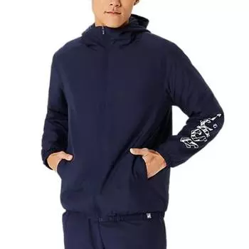 Asics Training Wear Asics Hex Graphic Padded Windbreaker Hoodie 2031E238 Men s