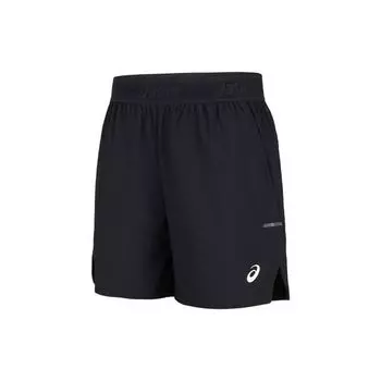 Asics Удобные влагоотводящие быстросохнущие повседневные спортивные шорты с логотипом, мужские шорты черного цвета 2011D075-001 S