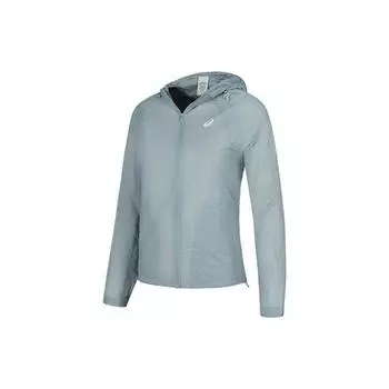 Asics Дышащая повседневная куртка на молнии с защитой от ультрафиолета, женская верхняя одежда, светло-голубая 2012D058-400 L