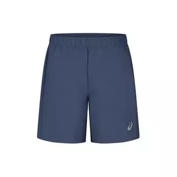 Asics Впитывающие влагу дышащие удобные мягкие повседневные спортивные шорты со средней талией, мужские брюки синие 2011C835-402 S
