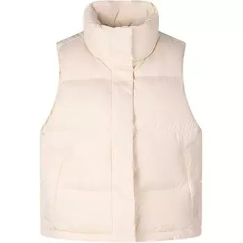 Asics Warm Zip Collar Vest Women Vests Birch-White 2032D264-200 S