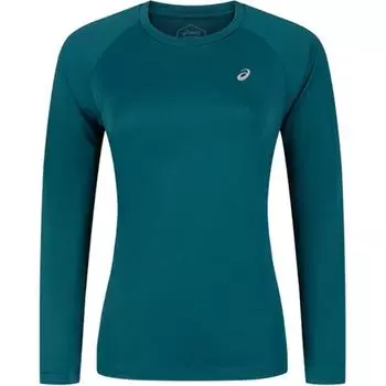 Asics Womens Reflective Night Vision Pullover Crew Neck Long Sleeve T-Shirt Women Tops Gem-Green 2012D025-301 M