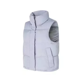 Asics Woven Warm Zip-Up Stand Collar Vest Women vests Light-Blue 2032D264-400 S