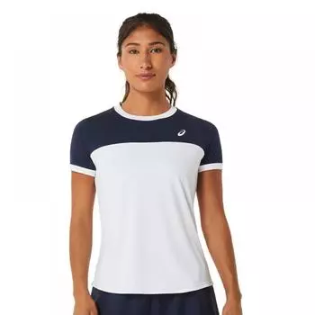 ASICS Женское пальто SS Top 2042A262102 Женская круглая футболка с коротким рукавом