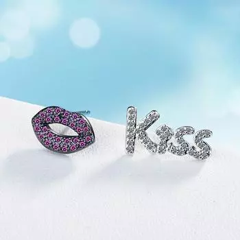 Асимметричные буквы 1 пара блестящих циркониевых сережек-гвоздиков для женщин винтажные свадебные украшения стильный и элегантный модный подарок для девушки