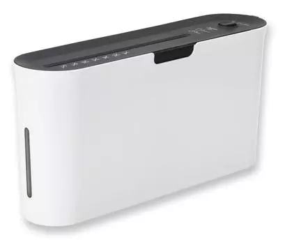 Asmix Asuka Cross Cut Shredder Tabletop Slim Design Continuous 10 Minutes Up to 3 Pieces Shredded B03W White