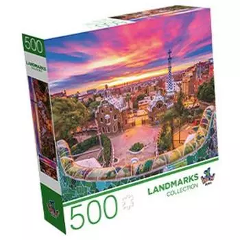 Asmodi Landmark Puzzle Park Guell Настольная игра 500 деталей, популярная корейская игра