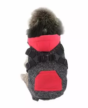 ASMPET Dog Cold Dog Easy to Pet Dog Шлейка для собак Маленькая зимняя одежда для собак на выход для красного цвета M Одежда, весна, осень, погода, одежда, парка, симпатичная,
