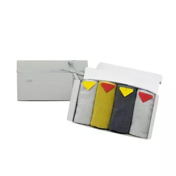 aso 99 Полотенце Kuku Полотенце Подарочная упаковка Полотенце Платок Полотенце для рук Imabari Красочный двухцветный Подарочный набор из 4 предметов [ ] (Ассортимент 3) ss-kt270-h4-as3