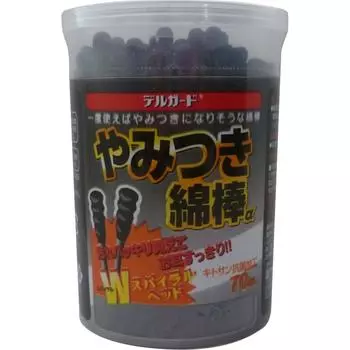 Aso Pharmaceutical Delgado YAMITSUKI ватные палочки alpha 70 шт. Спиральные ватные палочки Ватные палочки Спиральные ватные палочки 1 set