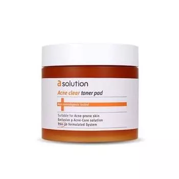 ASOLUTION Acne Clear Toner Pad 160мл/60шт