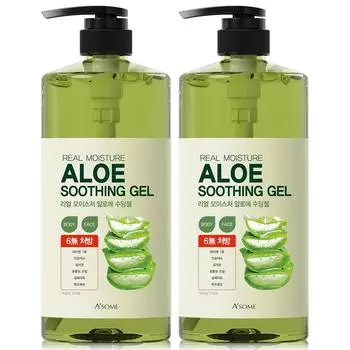 ASOME Real Moisture Aloe Soothing Gel 99%, 2000ml, 1 unit