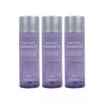 Aspasia Makeup Makeup 4U Deep Eye Cleansing Fresh, 3 pcs. Oil 100ml Remove Lip Soothing, 3 pcs.