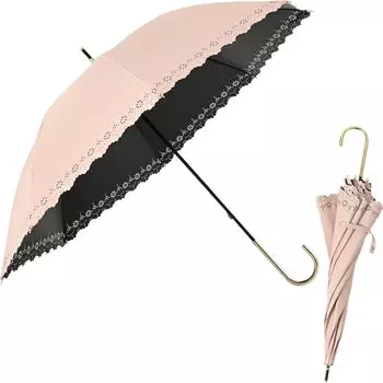 assa Длинный Подходит для Солнца и Света Защита от УФ-излучения Цветочный Кружевной Узор Женский Зонт от Солнца, Защита, Дождь, 100% Блокировка, Легкий, 99,9%