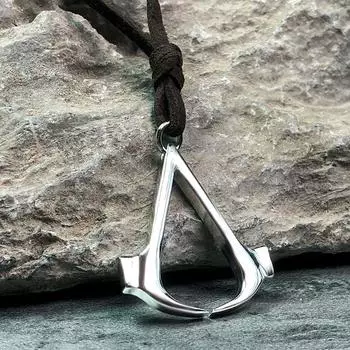 Assassin Syndicate Creed Game 925 пробы ожерелье кулон косплей аксессуары для мужчин и женщин ювелирные изделия подарки на день рождения Рождество